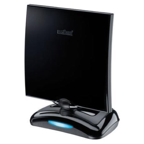 MELICONI AT49 ANTENNA TELEVISIVA INTERNO DIGITALE AT 49 R1 USB DVB-T DVB-T2 DAB+ NERO